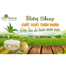 Kem Dưỡng Ẩm Cho Bé Baby Sheep IM NATURE Chống Nứt Nẻ Cho Da Khô Dầu Mụn Mềm Mịn Toàn Thân Cho Cả Gia Đình 50g