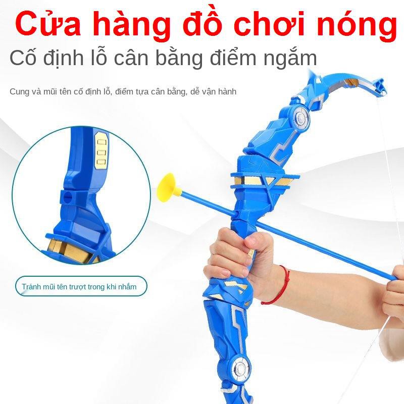 Trẻ em cung và mũi tên đồ chơi an toàn bắn súng quá khổ thể thao ngoài trời thông thường boy