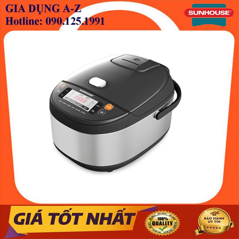 Nồi cơm điện tử 1.8 lít sunhouse shd8907b | Sử dụng cho 6 người ăn