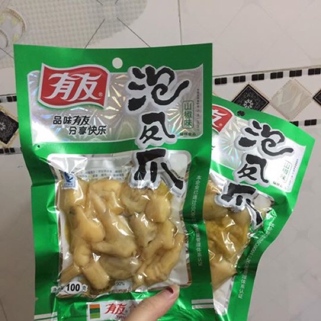 Sỉ Chân gà yuyu cay Trùng Khánh loại 100gr (70 gói 1 thùng)