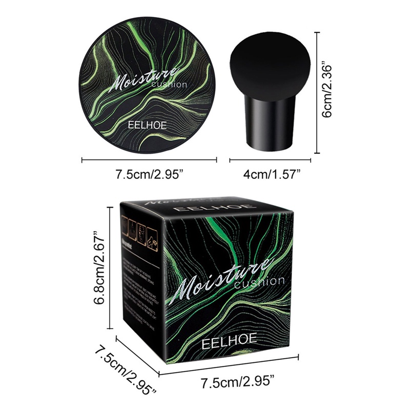 Kem Nền CC Dạng Lỏng Che Khuyết Điểm Dưỡng Ẩm Lâu Trôi Kèm Mút Đầu Nấm Tiện Lợi