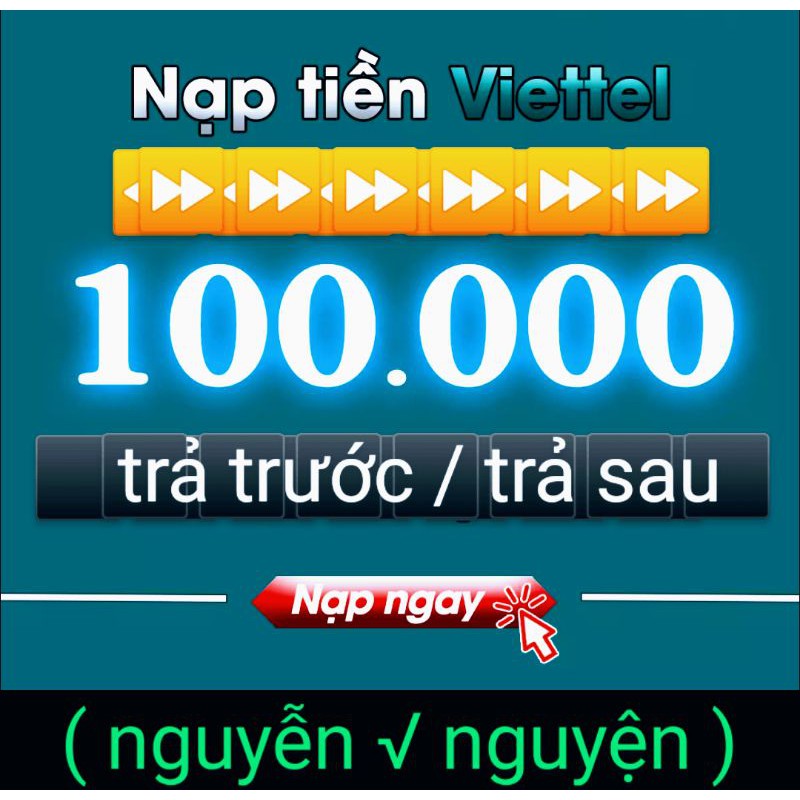 Thẻ cào Viettel 100k
