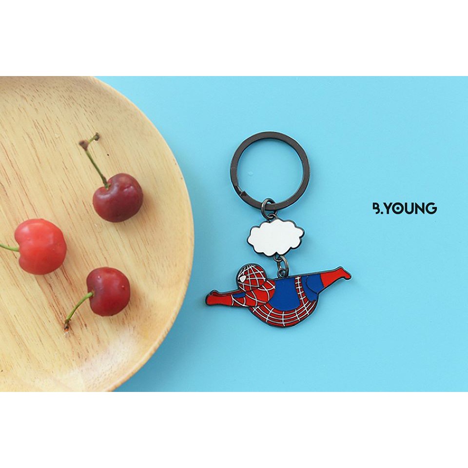 Móc khóa siêu anh hùng bụng bự