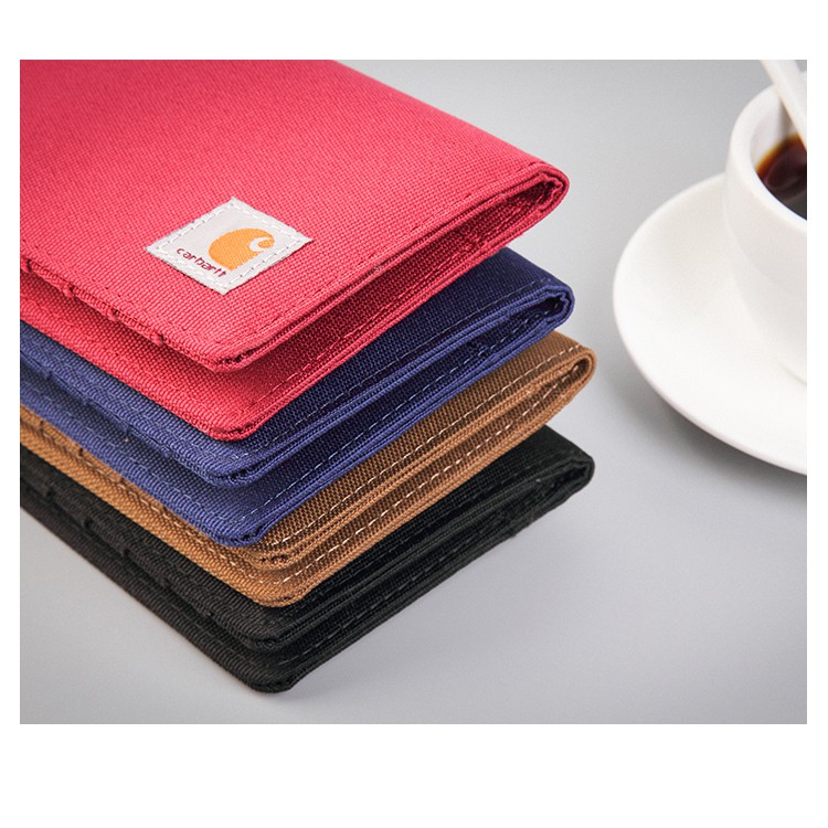 Ví dài Carhartt bằng vải dành cho đựng tiền thẻ thông thường thời trang phong cách dành cho nam