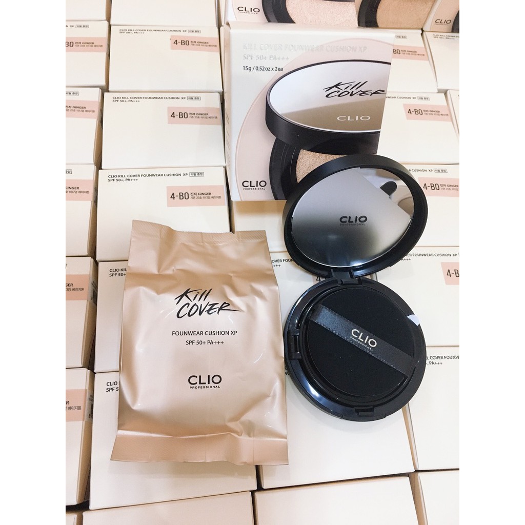 SET PHẤN NƯỚC CLIO KILL COVER FOUNDWEAR CUSHION XP