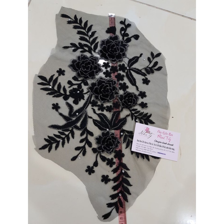 tấm chỉ thêu mềm mại 32cm