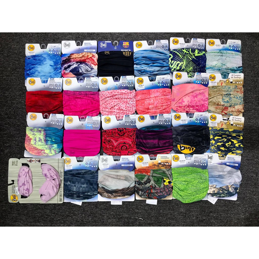 Khăn đa năng. khăn choàng cổ BUFF - COOLNET UV+ (nhóm màu 1)