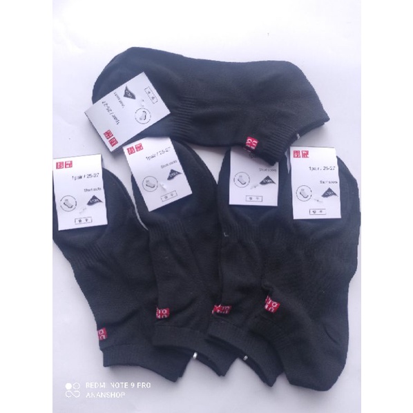Combo 5 đôi tât Uni qlo Nam cổ ngắn