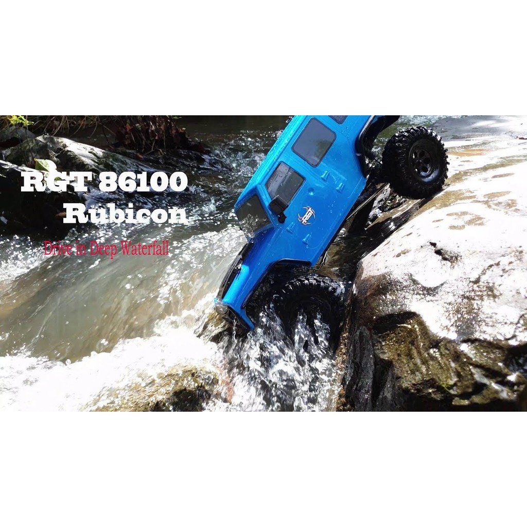 Xe điều khiển Rock RGT Ex 86100 trục kim loại xe siêu to chống nước