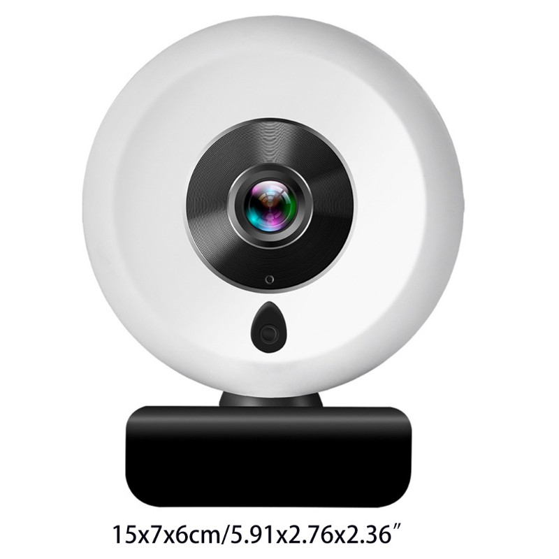 Webcam 1080p Có Đèn Và Mic