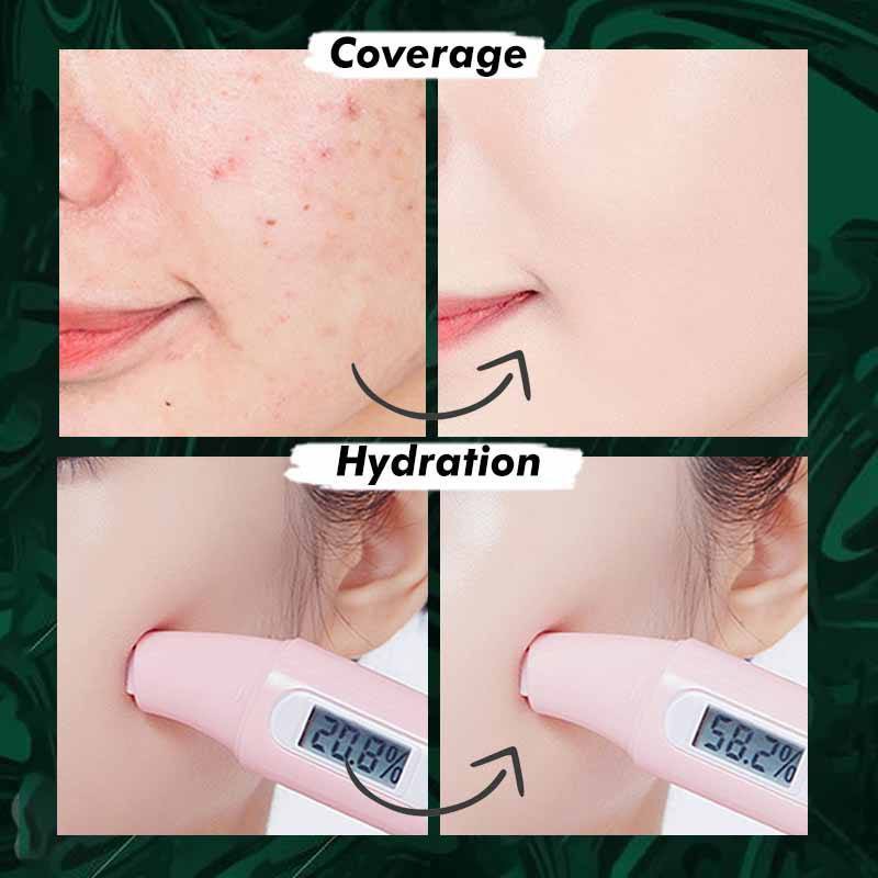 [Hàng mới về] BB Cream Air Cushion làm sáng da kiềm dầu có mút tán trang điểm