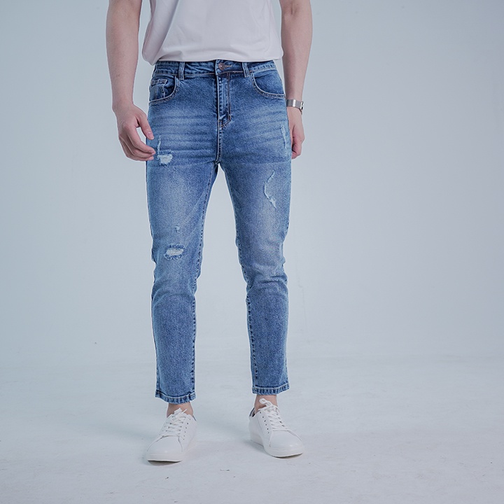 Quần Jean Nam H90 Dáng Baggi Trẻ Trung Năng Động, Chất Bò Cotton Co Giãn Cực Dễ Chịu HTRJ010