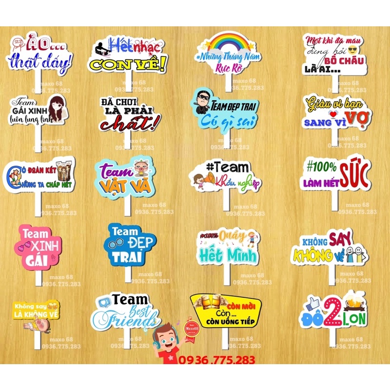 Hashtag HỌP LỚP - Miễn phí thiết kế theo yêu cầu