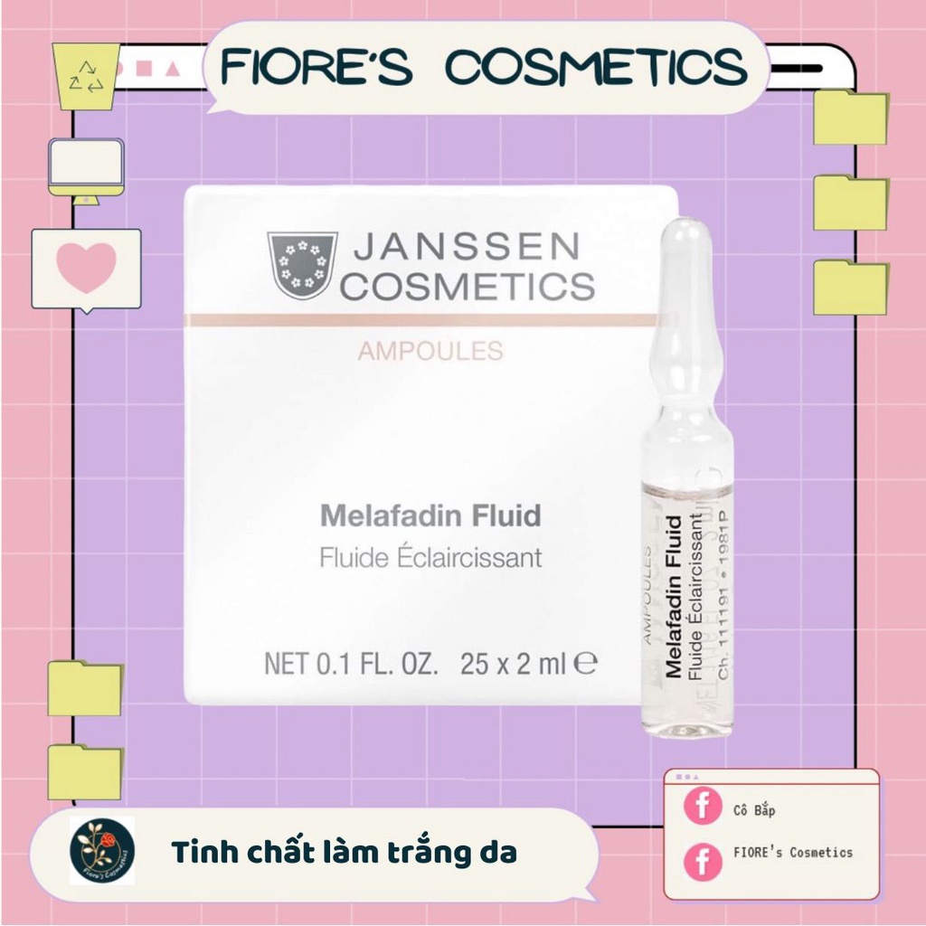 Tinh chất làm trắng da Janssen Melafadin Fluid