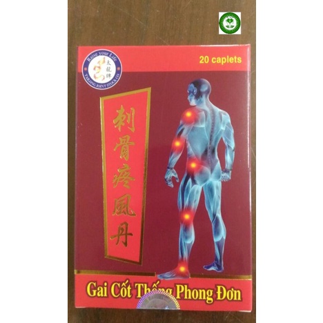 Gai Cốt Thống Phong Đơn Hỗ Trợ Đau Nhức Xương Khớp, Viêm Thoái Hóa (Hộp 20 Viên)