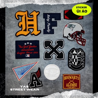 Sticker ủi áo cao cấp, miếng dán quần áo dùng làm Patch ủi, miếng vá quần áo, vá áo phao, trang trí BALO