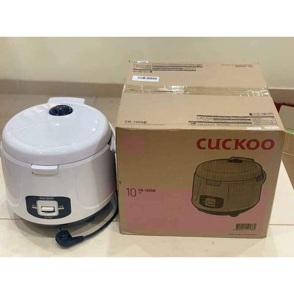 NỒI CƠM CƠ CUCKOO 1,8L CR1055B màu trắng [Chính hãng]