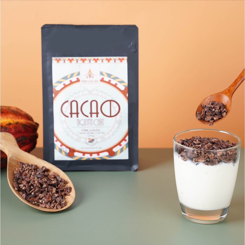 Cacao nibs nguyên chất  500g