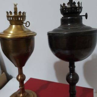 Combo 2 đèn dầu băng đồng