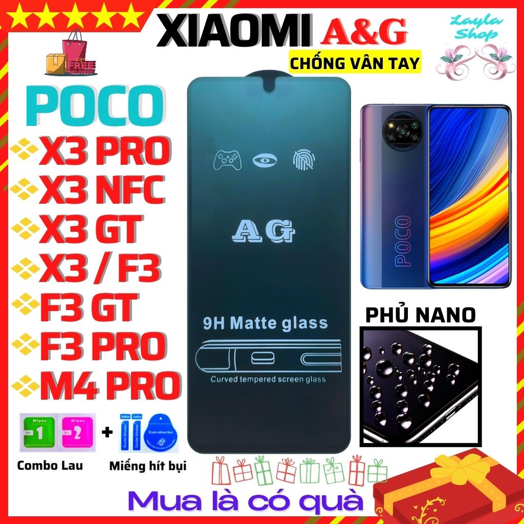 Kính Cường Lực Xiaomi Poco X3 NFC/ X3 PRO/ X3 GT/ F3/ F3 PRO/ F3 GT/ M4 PRO -Full màn hình