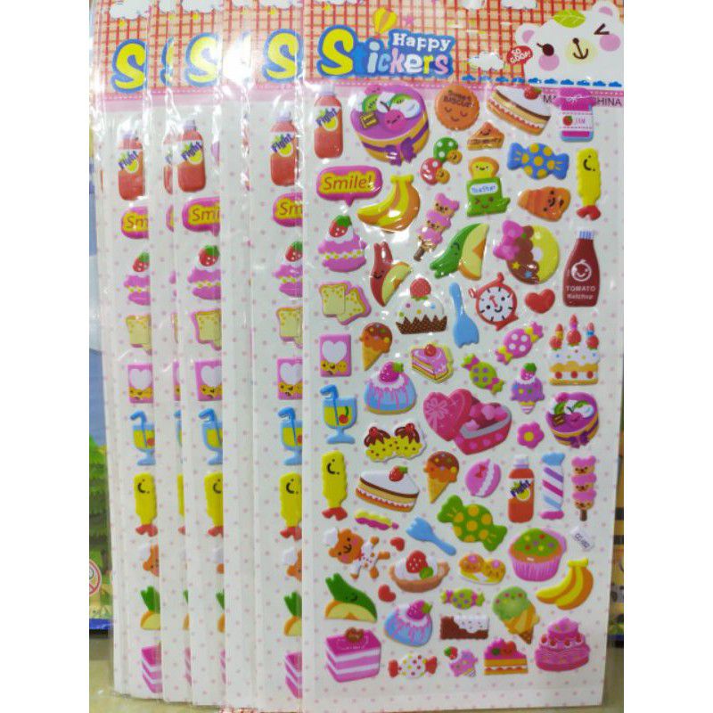 Stickers 3D đủ mẫu