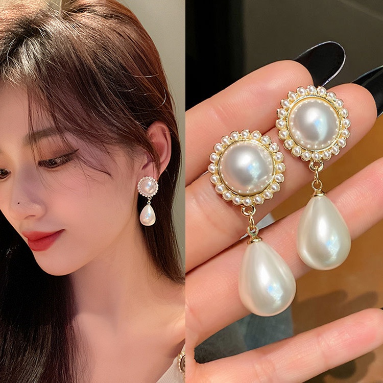 Đôi Bông Tai Ngọc Trai Thời Trang Hàn Quốc 2022