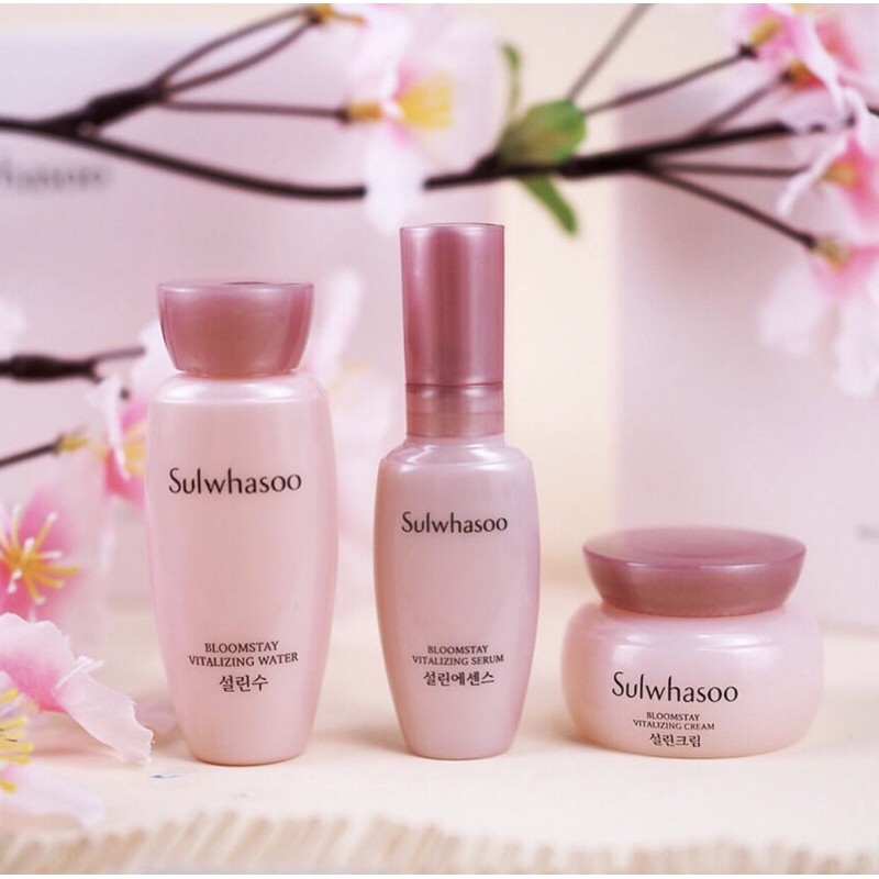 Bộ dưỡng trắng hồng của Sulwhasoo 3 món minisize