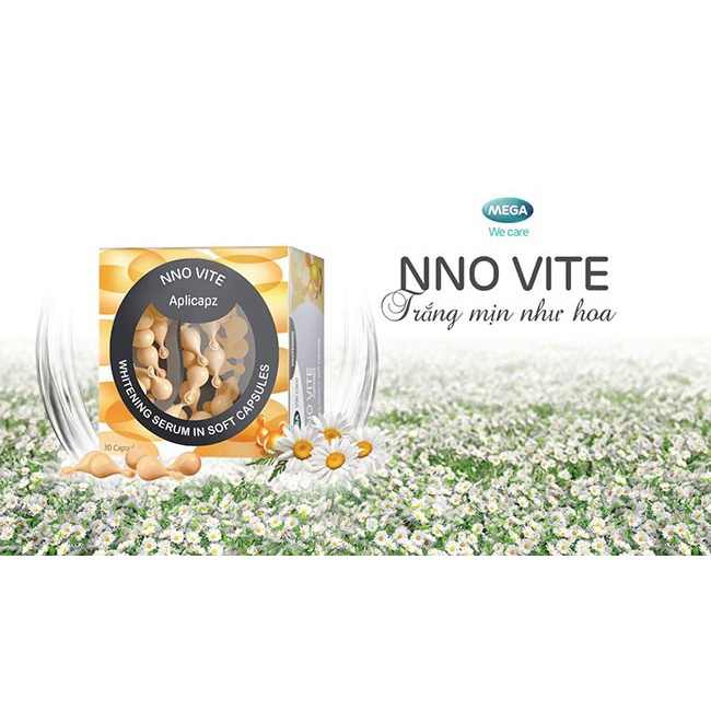 SERUM DƯỠNG TRẮNG, MỊN DA NNO VITE APLICAPZ WHITENING HỘP 30 Viên