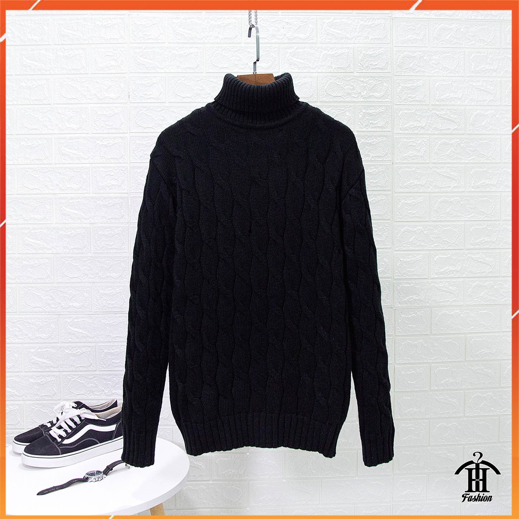 Áo len nam cổ lọ vặn thừng ấm áp kiểu dáng hàn quốc AL116 | BigBuy360 - bigbuy360.vn