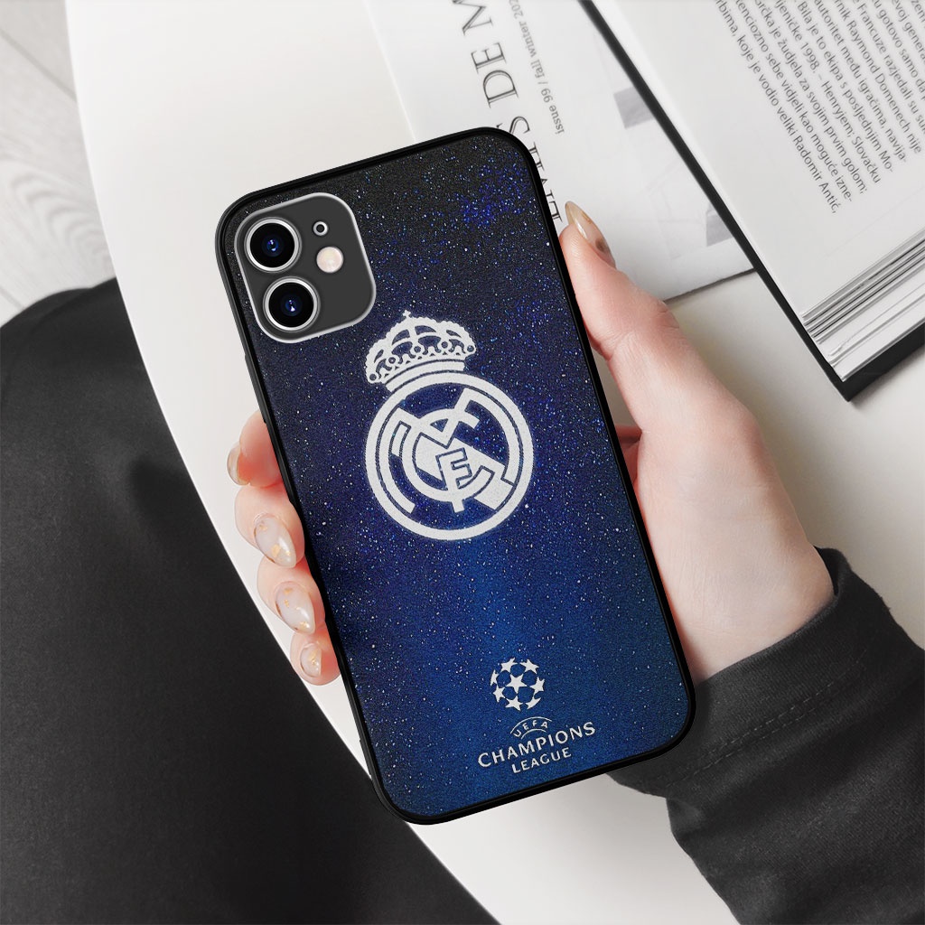 Ốp điện thoại dẻo LOGO real madrid 33 cho iphone 6 - iphone 13 RMR20210087