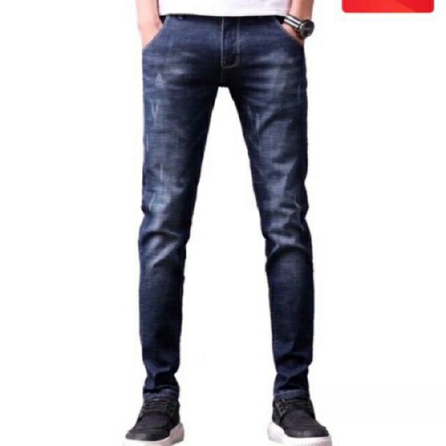 Quần bò nam mài xước co giãn - Jean nam
