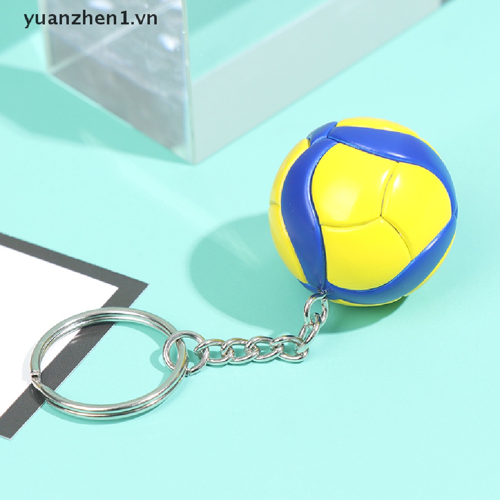 Móc Khóa Hình Quả Bóng Chuyền Mini Bằng Nhựa PVC