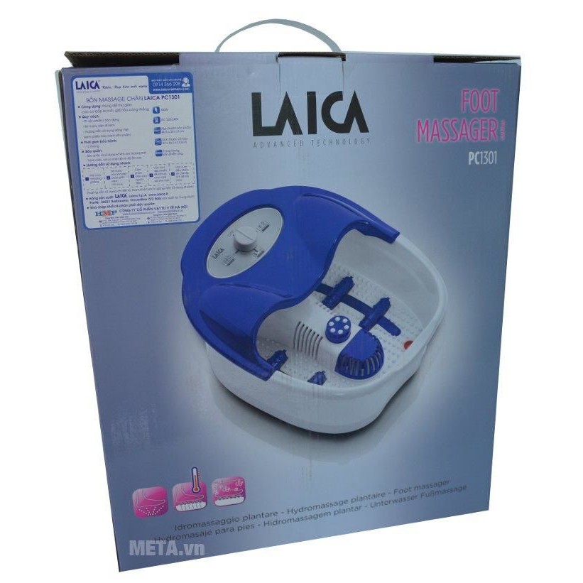 Bồn ngâm chân massage Laica PC1301 YTALY