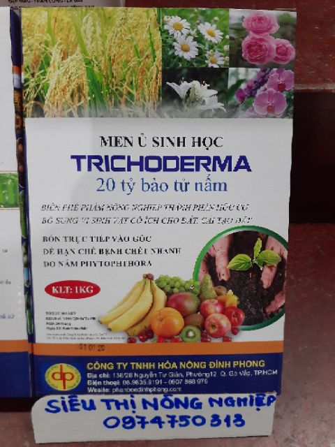 CHẾ PHẨM SINH HỌC TRICHODERMA 1KG