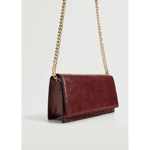 Túi đeo chéo Mango auth - màu đỏ đun