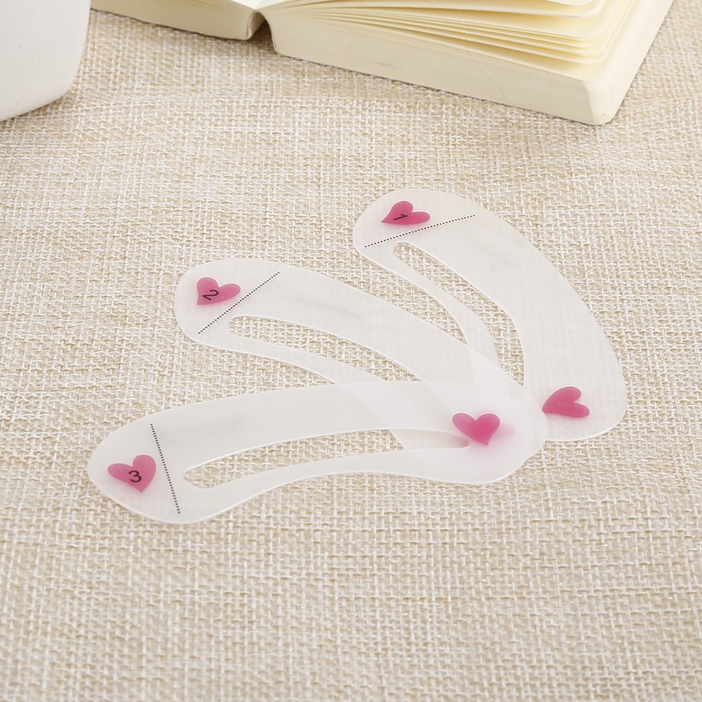 Set 3 khuôn vẽ lông mày có thể tái sử dụng tiện lợi cao cấp