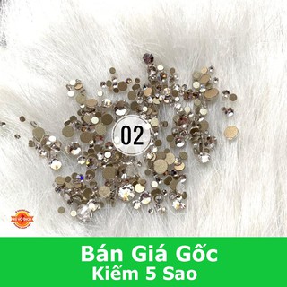 Đá tiệp chân ánh vàng mixsize