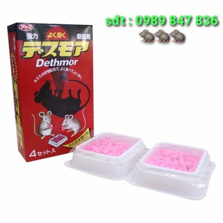 Diệt chuột dethmor nhật bản hộp 4 vỉ