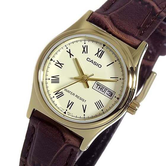 Đồng hồ nữ Casio chính hãng LTP-V006, dây da