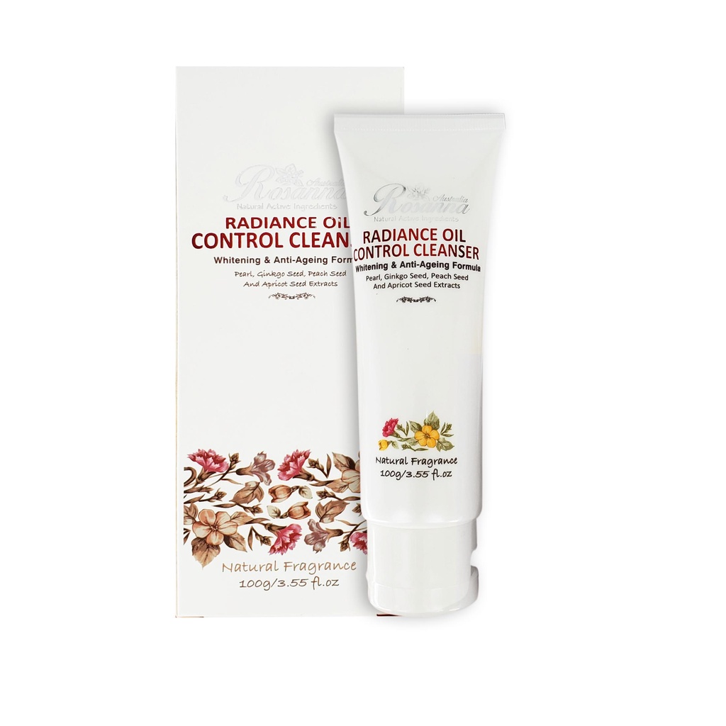 Sữa Rửa Mặt Trắng Da Kiểm Soát Nhờn Rosanna Radiance Oil Control Cleanser