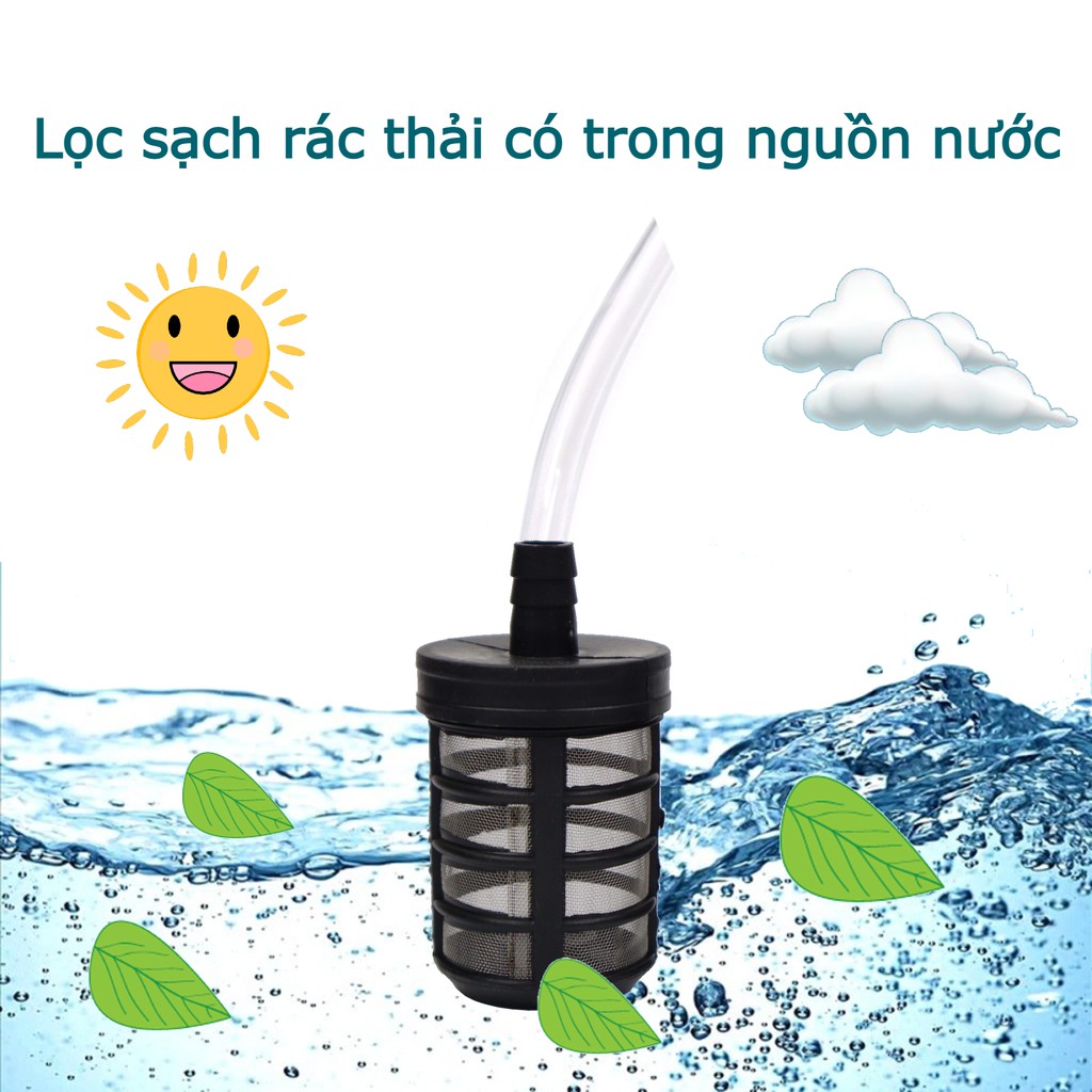 đầu lọc rác, lọc chất thải lắp ống nước cho máy xịt rửa xe