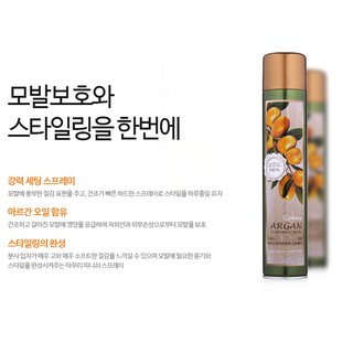 Gôm tạo kiểu tóc mềm Confume Argan Treatment Spray 300ml