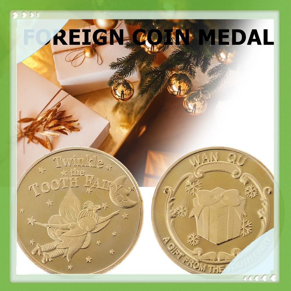 Aigoni Đồng Xu Mạ Vàng Sáng Tạo Xinh Xắn Cho Bé