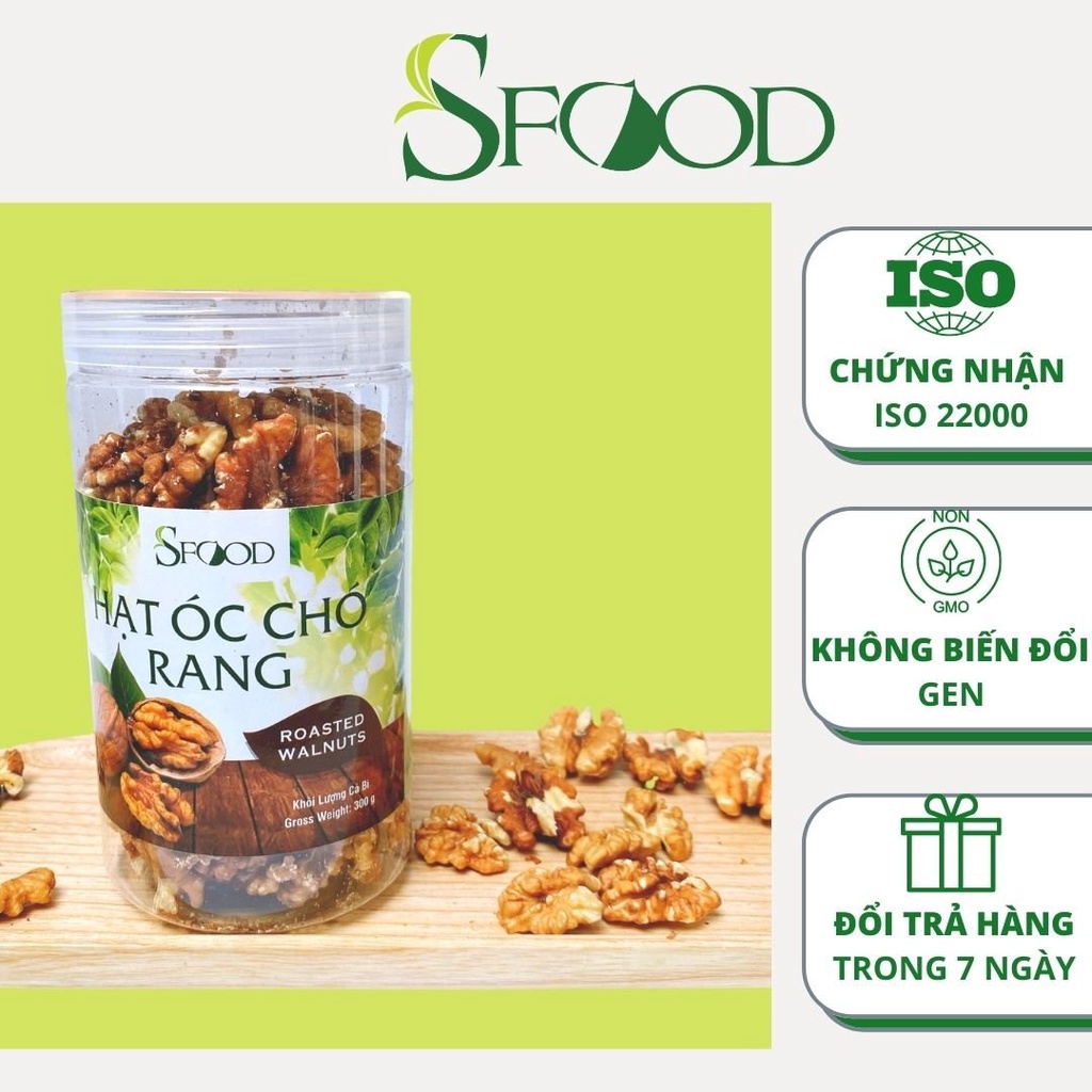 Hạt óc chó tách vỏ Sfood, hạt óc chó Mỹ