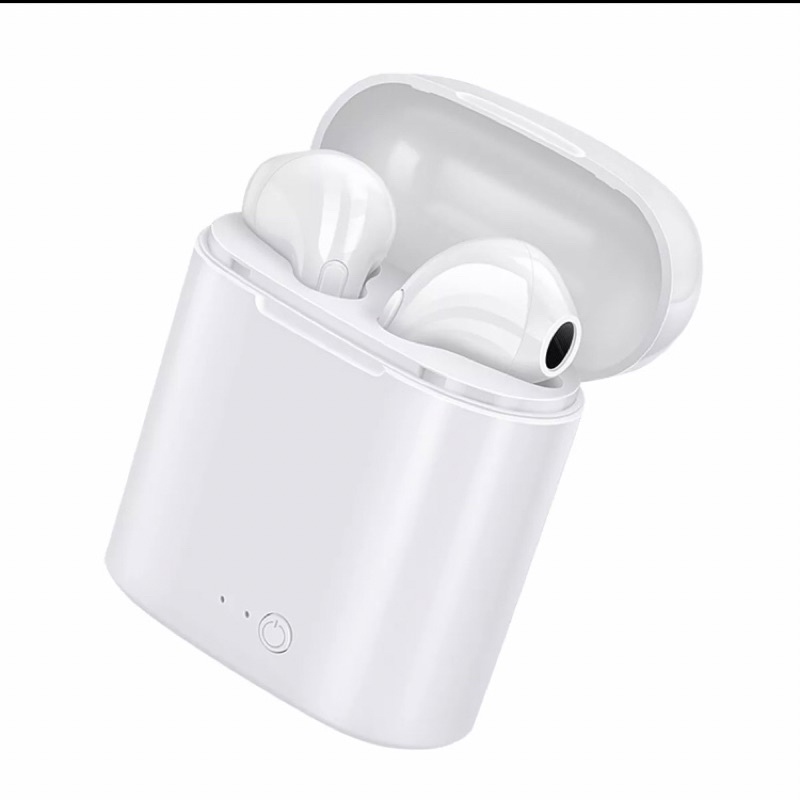 Tai nghe nhét tai không dây i7S Bluetooth 5.0 có thể dùng cho cả android và ios, kèm hộp sạc chuyên dụng chất lượng cao