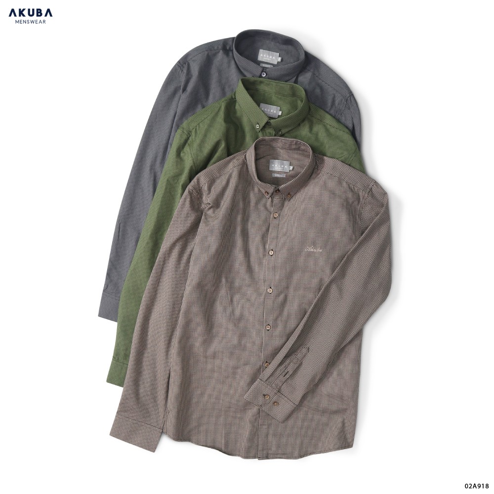 Áo Sơ Mi Nam Công Sở Tay Dài Cao Cấp AKUBA | 02A918 | BigBuy360 - bigbuy360.vn