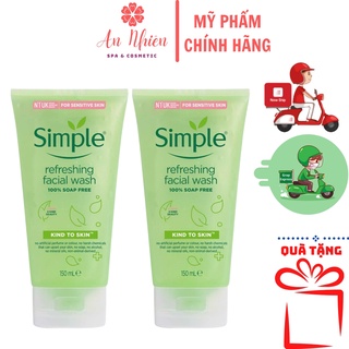 Sữa Rửa Mặt Simple Refreshing Facial Wash 150ml An Nhiên Cosmetic