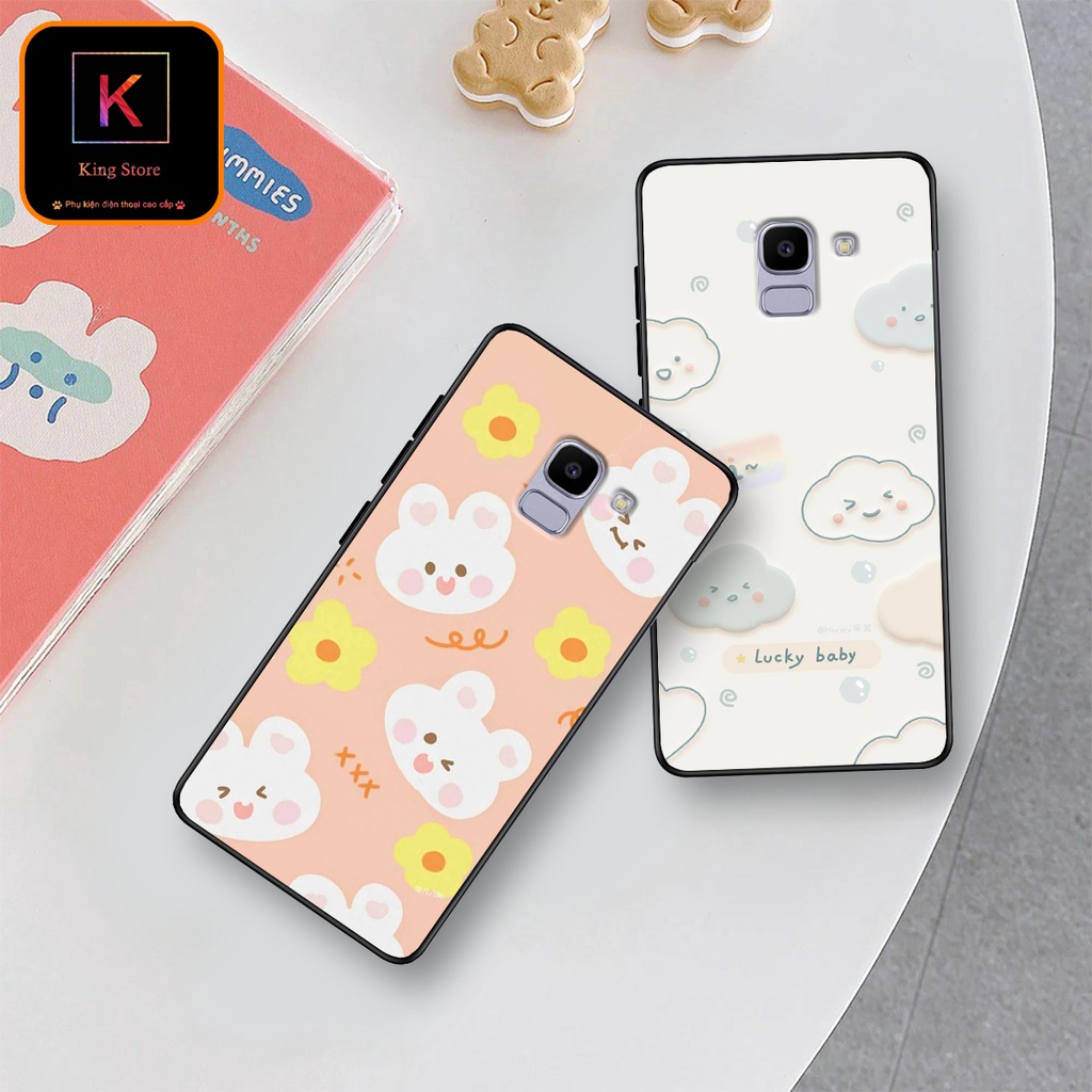 Ốp lưng Samsung J6 2018 - Samsung J6 Plus - Samsung J8 2018 - Ốp in hình Gấu&amp;Thỏ siêu xinh - Chất liệu TPU
