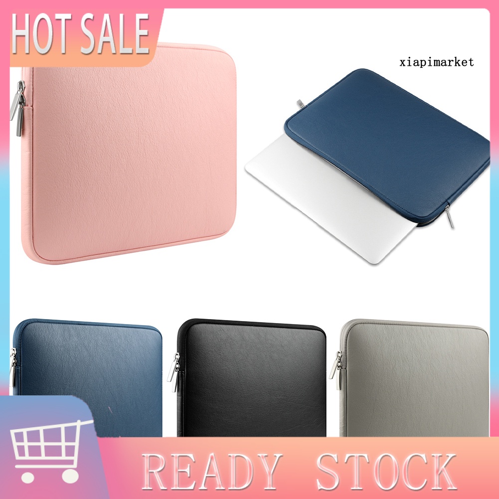 LOP_Faux Leather Laptop Handbag Notebook Protection Storage Bag Case for Macbook