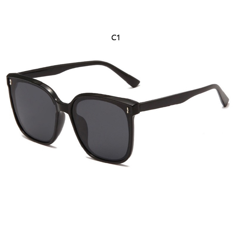 Kính Mát Gọng Vuông Oversize Chống Tia UV400 Thời Trang Cho Nữ